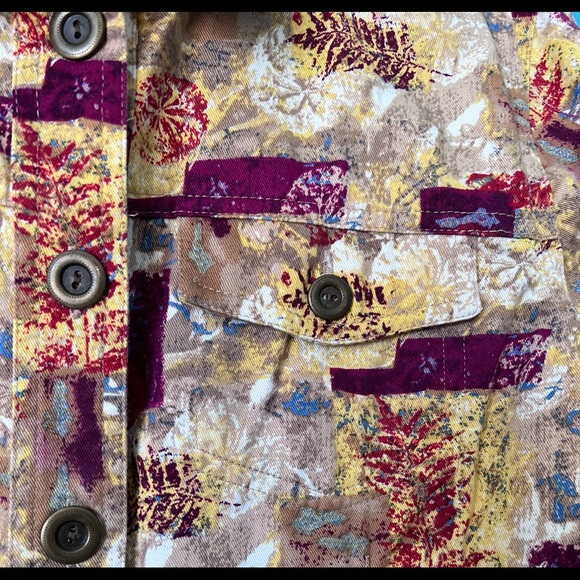 Colorful Button Down Jacket - Picture 4 of 5